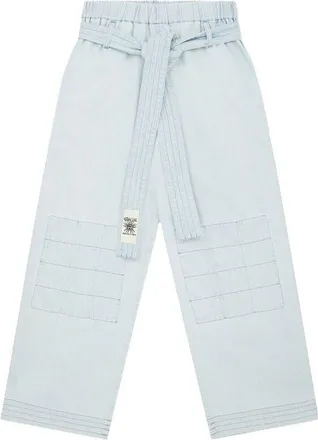 Stella McCartney Blue Cotton Casual Womens Pants