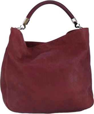 Saint Laurent Pre-owned Handbags, female, Red, Size: ONE SIZE Pre-owned Vintage Shoulder Bag