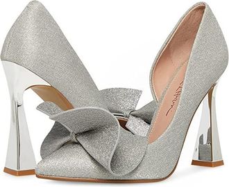 Blue by Betsey Johnson Nobble Womens Shoes Silver : 6.5 M, Synthetic