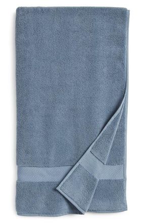 Nordstrom Organic Hydrocotton Bath Towel in Blue Chip at Nordstrom