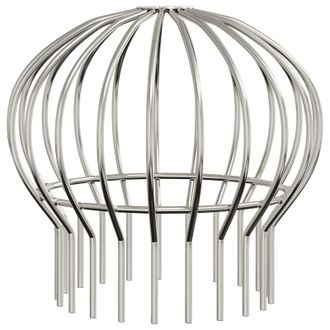 vidaXL Protector Para Hojas De Canal&oacute;n 8 Pcs Plateado 200 Mm Vidaxl