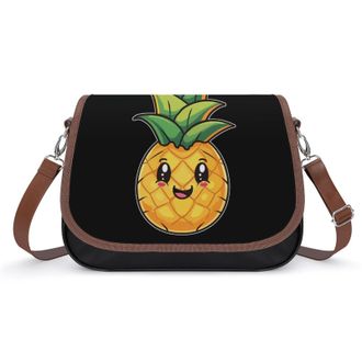 Generic Pineapple Crossbody Bags for Women Shoulder Messenger Bag Purse Handbags
