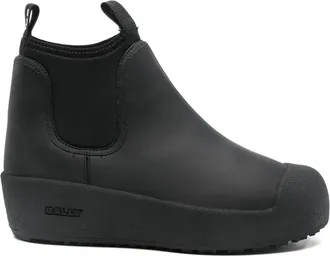 Bally Curling pull-on Chelsea boots - women - Elastane/Leather/Nylon/Rubber/Wool/Nylon/Polyurethane/Rubber - 37 - Black
