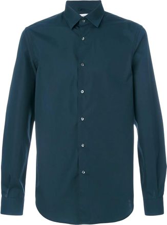 Aspesi Camicia con polsini increspati - Blu