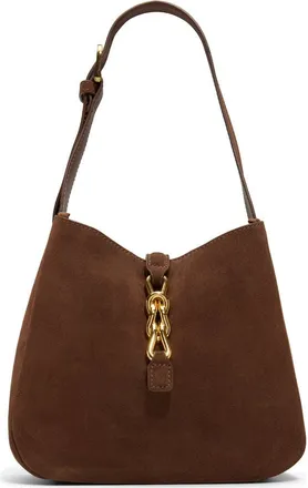 Aldo Soffiettaluxe Suede Shoulder Bag in Light Brown at Nordstrom