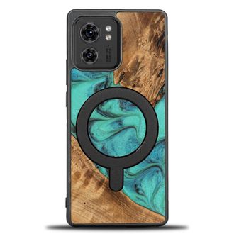 OEM Funda Bewood Unique Para Motorola Edge 40 - Turquesa Con Magsafe