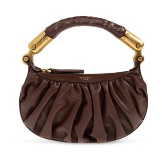 Balmain &Eacute;b&egrave;ne Mini Bag - female - Balmain - Handbags - Brown - ONE SIZE - Bags