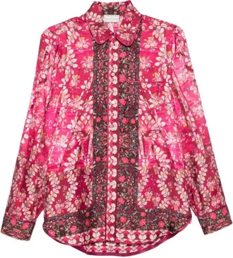 Pierre-Louis Mascia Pink Print Shirt