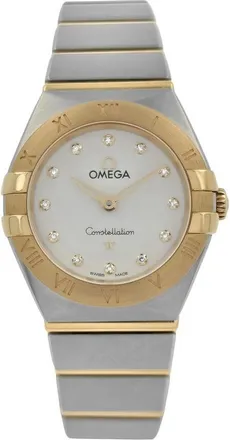 Omega Pre-owned Omega Constellation Diamond Silver Dial Ladies Watch 131.20.25.60.52.002