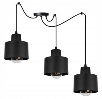 OEM L&aacute;mpara De Techo Moderna Colgante L&aacute;mpara Led Negra