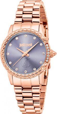 Just Cavalli Womens JC1L310M0085 Ladies Animalier Fiorenza Snake Watch - Rose Gold - One Size