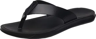 Generic 2026 Mens Slippers Fashion Mens Summer Beach Breathable Shoes Sandals Male Slipper Flip Flops Flat (Black, 5.5)