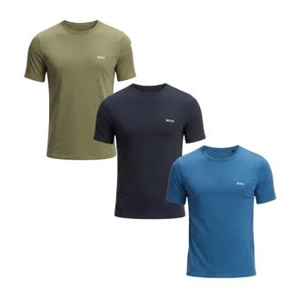 HUGO BOSS Tops, Heren, Veelkleurig, 2Xl, Katoen, TShirt RN 3P Classic
