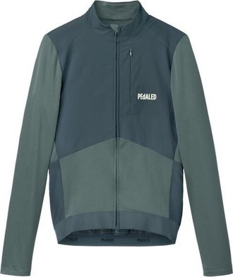 PEdALED Odyssey Windblock Merino Jersey Velotrikot f&uuml;r Herren | blau