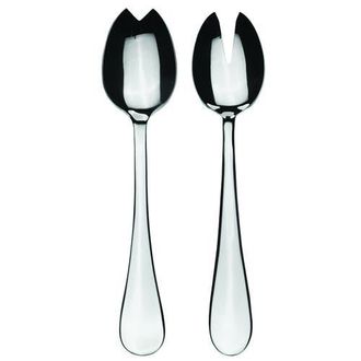 Mepra Brescia Salad Serving Set - 2 Pieces in Silver at Nordstrom
