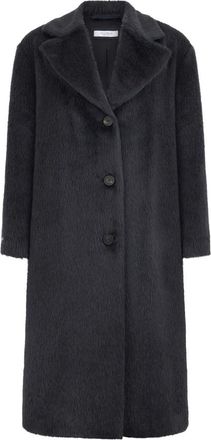 PESERICO Elegante Jas - Dames - Mantel - Zwart - 2XL - Jassen