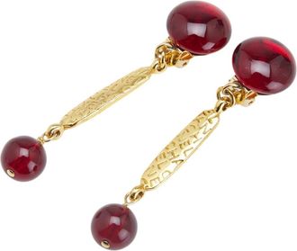 Chanel gold Color Clip Earrings (Pre-Owned)