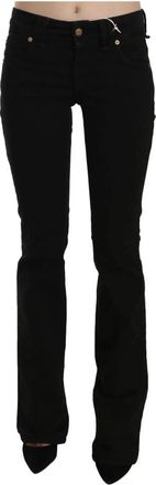 John Galliano Zwarte Slimme Skinny Denim Jeans - Dames - Bootcut Jeans - Zwart - W26 - Denim - Jeans