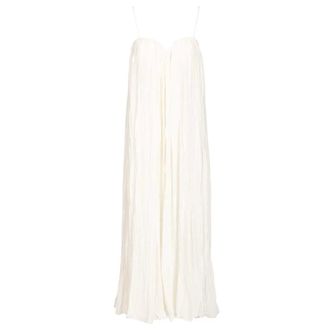 Rotate Rotate Birger Christensen, Dames, Jurken, Wit, Maat: M Viscose
