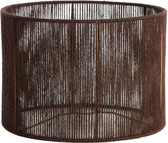 Light & Living Pantalla de lámpara - Tossa - marrón - textil - - Light&living