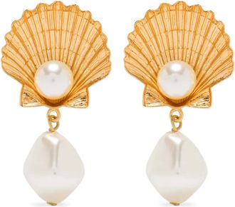 Jennifer Behr Orecchini di perle - Oro