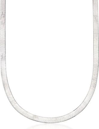 Electric Picks Womens Python 4Mm Necklace In Silver