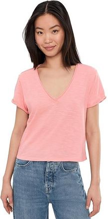 Free People We The Free Take 2 T-Shirts Womens Clothing Rose Oil : LG (Womens 12-14), Cotton/Polyester