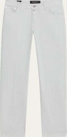 Kiton Mens Cotton and Cashmere Stretch 5-Pocket Pants