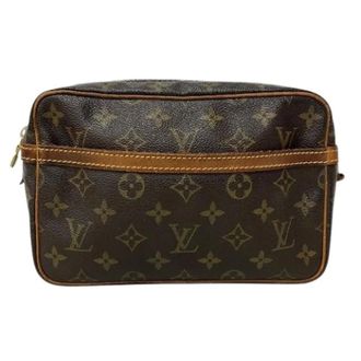 Louis Vuitton Pre-owned Clutches, male, Brown, Size: ONE SIZE Pre-owned Compiegne Monogram Clutch Bag
