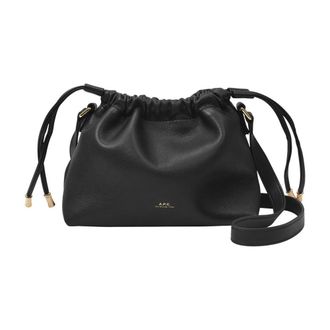 A.P.C. Ninon Mini Hobo Bag A.P.C. Schwarzes Synthetik