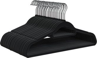 OEM Juego De 30 Perchas De Terciopelo Antideslizantes Para Vestidos Y Todo Tipo De Prendas