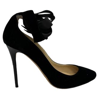 Jimmy Choo London Jimmy Choo Rosana Enkelsluiting Pumps in Zwart Fluweel