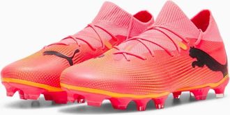 Puma Mens Puma Future 7 Match FG/AG 107715-03 Sunset Glow Black Football Boot NIN1092