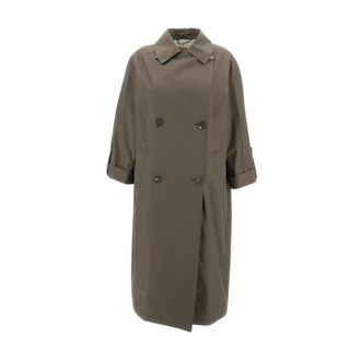 Max Mara Trench Coats, female, Brown, 2XS, Trench Lungo
