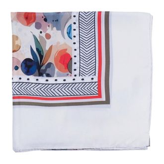 D'Aniello Silky Scarves, unisex, Multicolor, Size: ONE SIZE Stola Oceano 90X90