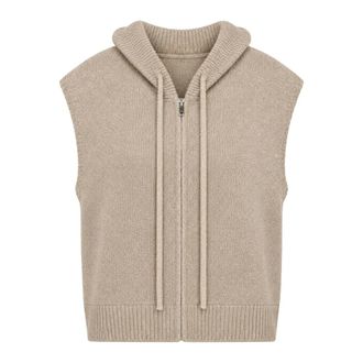 2-Biz Mathilde Vest - Dames - Jassen - Beige - Maat: S/M