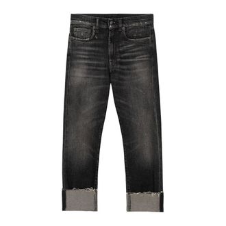 R13 Boyfriend Jean - female - R13 - Cropped Jeans - Black - W26 - Jeans
