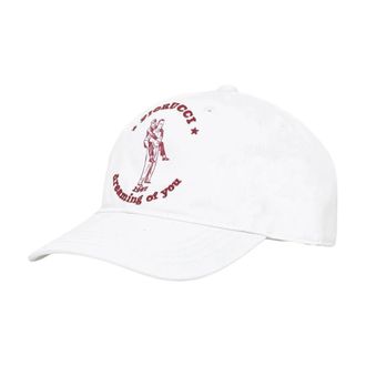 Fiorucci Baseball Cap - unisex - Accessoires - Wit - Maat: ONE Size Katoen