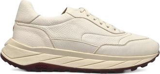 Henderson Blue Smooth Leather Upper Trainers