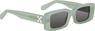 Off-white Grey Rectangular Unisex Sunglasses OERI016 5907 50