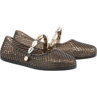 Ancient Greek Sandals Iro Shells Jelly Flat in Black at Nordstrom, Size 12Us
