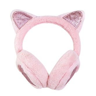 Generic Ear Muffs Girls Earmuffs Winter Accessories Fluffy Plush Adjustable Adults Outdoor Thermal Ear Warmer Skiing Running Cat Ears Covers Protector from Wi