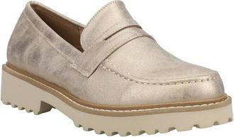 Corkys Footwear Womens Boost Metallic Loafers In Gold