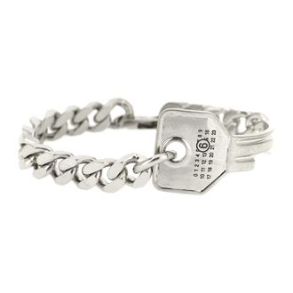 Maison Margiela Accessoires, Dames, Grijs, M, MM6 Sleutelhanger Armband