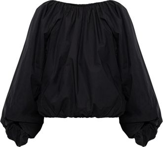 By Malene Birger Overhemden, Dames, Zwart, M, Katoen, Semara Top