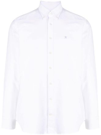 Hackett long-sleeve cotton shirt - men - Cotton - L - White