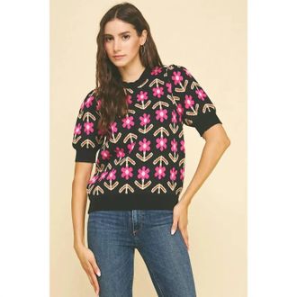 Pinch Design Amanda Knit Sweater In Black
