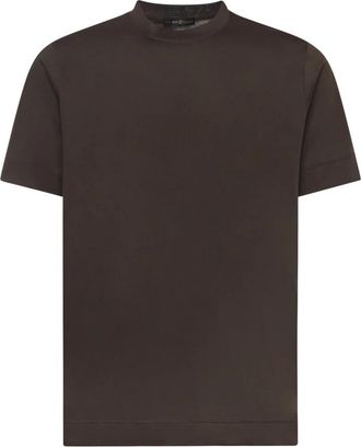 Giuliano Galiano T-shirt - Heren - T-shirts - Bruin - 3XL - Katoen - Tops
