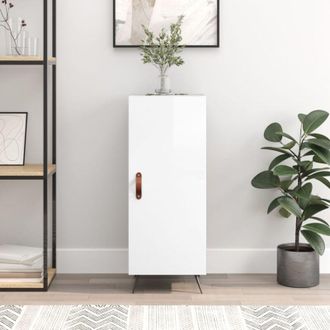 vidaXL Furniture Limited - Aparador De Madera Contrachapada Blanco