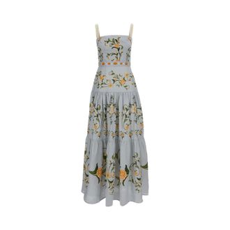Agua Bendita Maxi Dresses, female, Multicolor, Size: XS Maxi Dresses